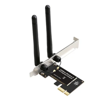 300Mbps Wireless WIFI Adapter Network Card PCI Express WIFI WLAN Card with RTL8192EE WiFi Receiver 2DB Wifi Antenna
300Mbps Wireless WIFI Adapter Network Card PCI Express WIFI WLAN Card with RTL8192EE WiFi Receiver 2DB Wifi Antenna