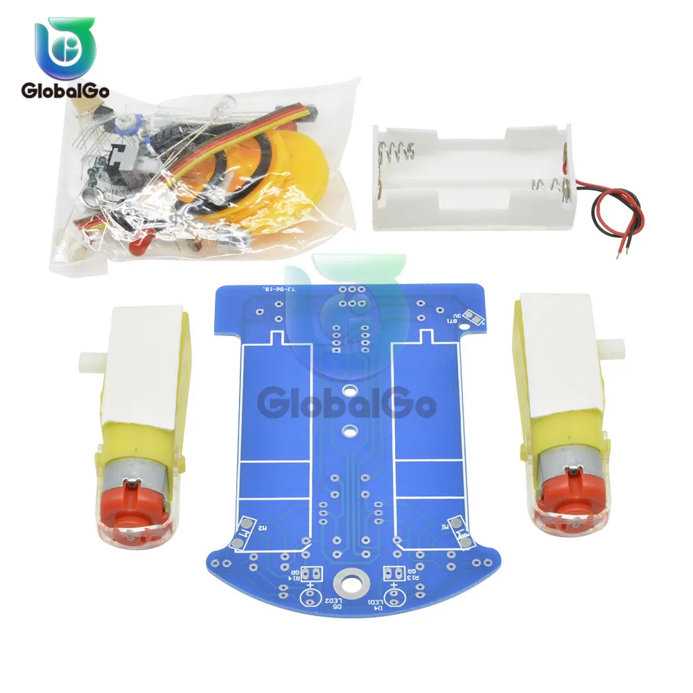 D2-1 DIY Kit Intelligent Tracking Line Smart Car Kit TT Motor Electronic DIY Kit Smart Patrol Automobile Parts For Baby
D2-1 DIY Kit Intelligent Tracking Line Smart Car Kit TT Motor Electronic DIY Kit Smart Patrol Automobile Parts For Baby