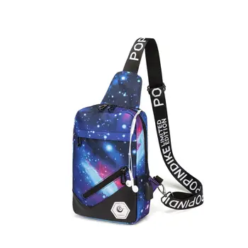 2020 Printed Canvas Men's Chest Bag Men's USB Crossbody Bag Trends Outdoor Waterproof Small Chest Bag Travel Backpack Female
2020 Printed Canvas Men's Chest Bag Men's USB Crossbody Bag Trends Outdoor Waterproof Small Chest Bag Travel Backpack Female