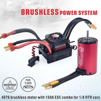 For 1:8 RC Car Brushless Motor ESC Electric Speed Controller Waterproof 4076 2000KV 150A Upgrade Parts
For 1:8 RC Car Brushless Motor ESC Electric Speed Controller Waterproof 4076 2000KV 150A Upgrade Parts