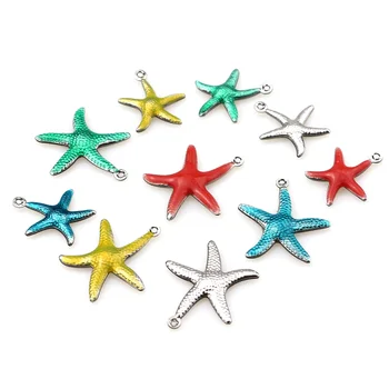 20pcs Stainless Steel Small Starfish Star Sea Enamel Shell Beach Charms Lovely DIY Pendant Necklace Bracelet Jewelry Making
20pcs Stainless Steel Small Starfish Star Sea Enamel Shell Beach Charms Lovely DIY Pendant Necklace Bracelet Jewelry Making
