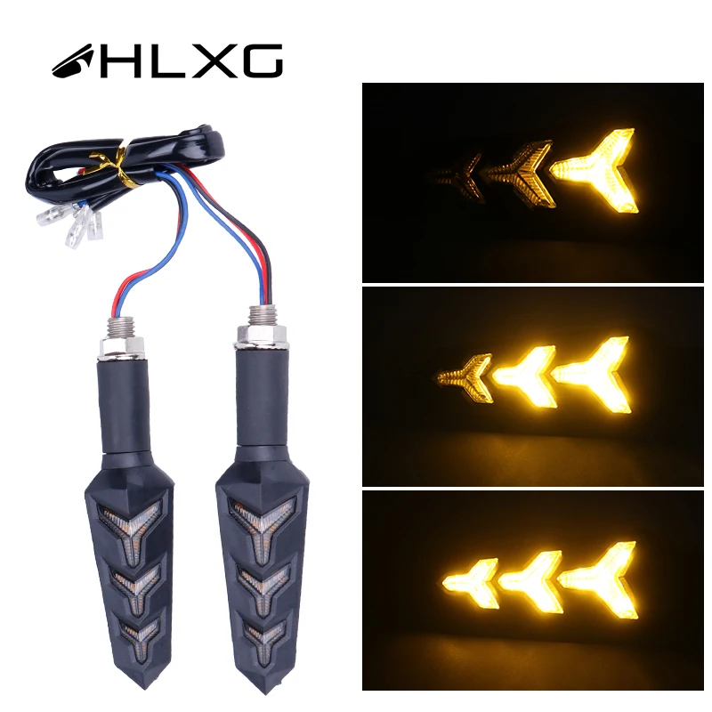 4PCS Motorcycle LED Turn Signals Flowing Water Blinker Flashing Lights Built Relay Bendable Auto Tail Flasher Indicator Lamp 12V
4PCS Motorcycle LED Turn Signals Flowing Water Blinker Flashing Lights Built Relay Bendable Auto Tail Flasher Indicator Lamp 12V
