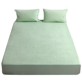 Cotton Stripe Mattress Cover Band Bed Mattress Cover Waterproof Mattress Protector Fitted Sheet Separate Bed Linens with Elastic 
Cotton Stripe Mattress Cover Band Bed Mattress Cover Waterproof Mattress Protector Fitted Sheet Separate Bed Linens with Elastic