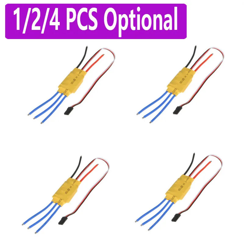 1/2/4 PCS XXD HW30A 30A Brushless Motor ESC For Airplane Quadcopter RC FPV Racing Drone Models DIY Accessories Spare Parts
1/2/4 PCS XXD HW30A 30A Brushless Motor ESC For Airplane Quadcopter RC FPV Racing Drone Models DIY Accessories Spare Parts