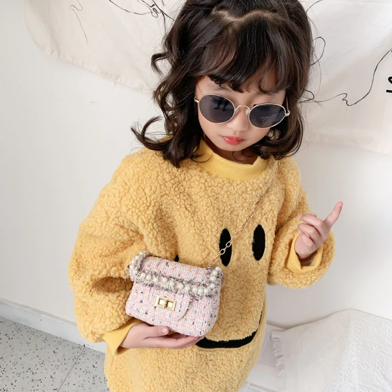 2019 New Style Korean-style Princess Crossbody Bag Pearl Lace CHILDREN'S Bag CHILDREN'S Change Street Bag 
2019 New Style Korean-style Princess Crossbody Bag Pearl Lace CHILDREN'S Bag CHILDREN'S Change Street Bag