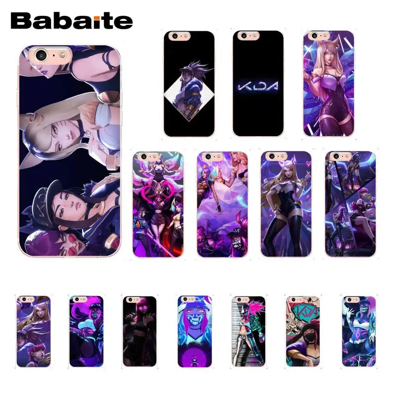 Babaite Game lol League of Legends kda kaisa Ahri akali Phone Case for iPhone XR 11 Pro Max XS MAX 8 7 6 6S Plus X 5 5S SE
Babaite Game lol League of Legends kda kaisa Ahri akali Phone Case for iPhone XR 11 Pro Max XS MAX 8 7 6 6S Plus X 5 5S SE