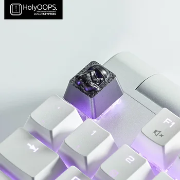 1pc original Holyoops Aluminium Alloy Metal backlit key cap mechanical keyboard keycap for Star Wars black white solider
1pc original Holyoops Aluminium Alloy Metal backlit key cap mechanical keyboard keycap for Star Wars black white solider