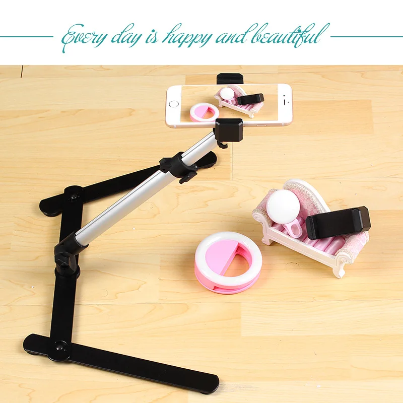 Universal live Stand Desktop mobile phone shooting overhead stand recording video Micro lesson photography Video rapting shelf
Universal live Stand Desktop mobile phone shooting overhead stand recording video Micro lesson photography Video rapting shelf