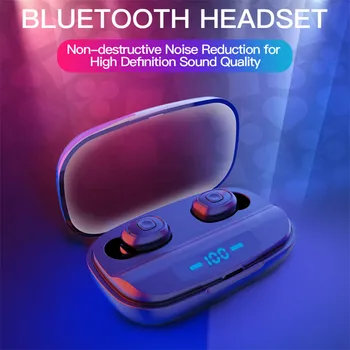 XI10S Bluetooth Headset 5.0 Binaural F9TWS Stereo In-ear Headphone With Mobile Power Digital Display True Wireless Earphones 
XI10S Bluetooth Headset 5.0 Binaural F9TWS Stereo In-ear Headphone With Mobile Power Digital Display True Wireless Earphones