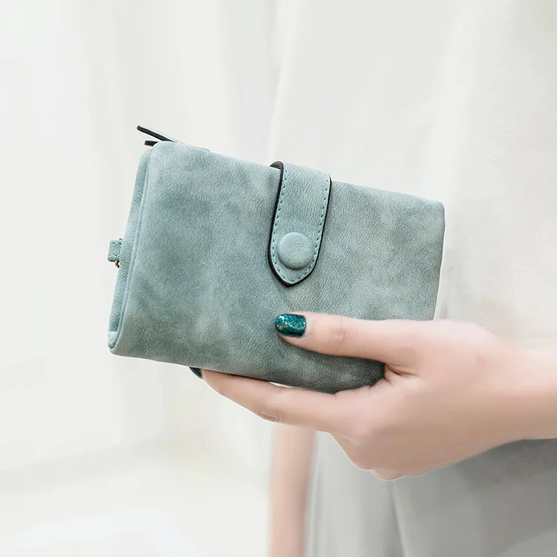 Leather Scrub Wallet Women's Short Korean-style-Style Indie Cute Three Fold Card Bit More Women's Wallet
Leather Scrub Wallet Women's Short Korean-style-Style Indie Cute Three Fold Card Bit More Women's Wallet