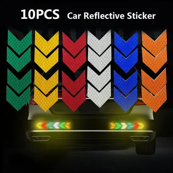 10Pcs Arrow Reflective Tape Safety Caution Warning Reflective Adhesive Tape Sticker For Truck Motorcycle Bicycle Car Styling
10Pcs Arrow Reflective Tape Safety Caution Warning Reflective Adhesive Tape Sticker For Truck Motorcycle Bicycle Car Styling