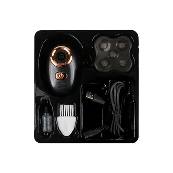 Five Cutter Head Usb Rechargeable Waterproof Electric Men's Beard Shaver Self-assisted Bald Electric Men's Shaver
Five Cutter Head Usb Rechargeable Waterproof Electric Men's Beard Shaver Self-assisted Bald Electric Men's Shaver