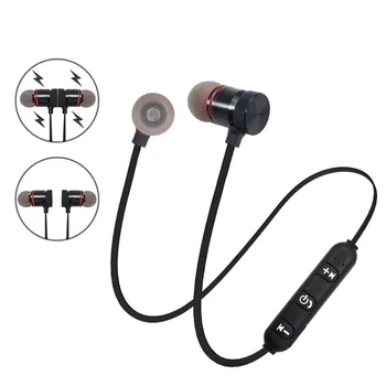 Metal Sports Bluetooth Headphones SweatProof Wireless Earphone Magnetic Earpiece Stereo Headset for xiaomi Mobile Phone
Metal Sports Bluetooth Headphones SweatProof Wireless Earphone Magnetic Earpiece Stereo Headset for xiaomi Mobile Phone