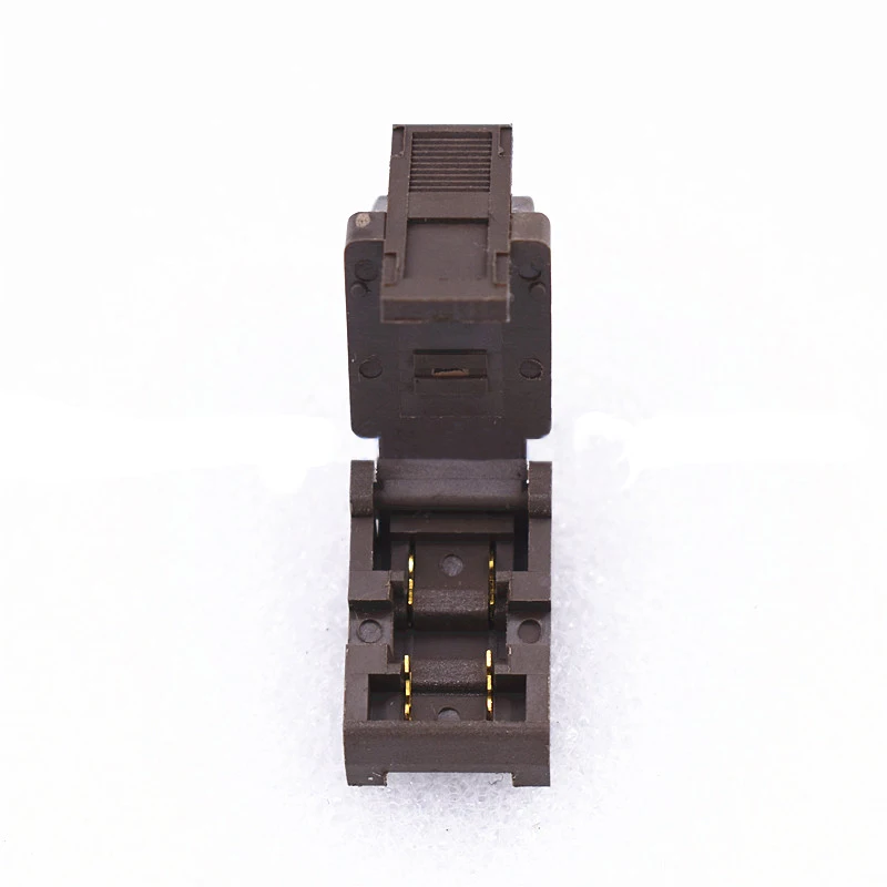 SMD4 burn in socket Clamshell test adapter 7050 with 4pin pitch 5.08mm connector IC size 7.5x5.0 mm
SMD4 burn in socket Clamshell test adapter 7050 with 4pin pitch 5.08mm connector IC size 7.5x5.0 mm