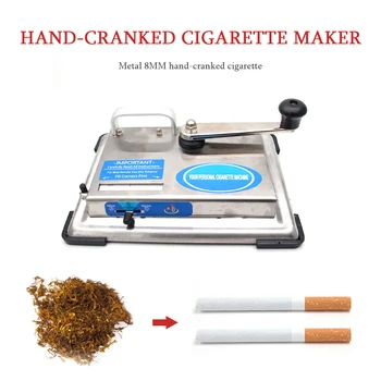 Tabletop Manual Cigarette Rolling Machine Stainless Steel Hand Crank Tobacco Roller Maker Cigarette Injector Smoking Tool
Tabletop Manual Cigarette Rolling Machine Stainless Steel Hand Crank Tobacco Roller Maker Cigarette Injector Smoking Tool