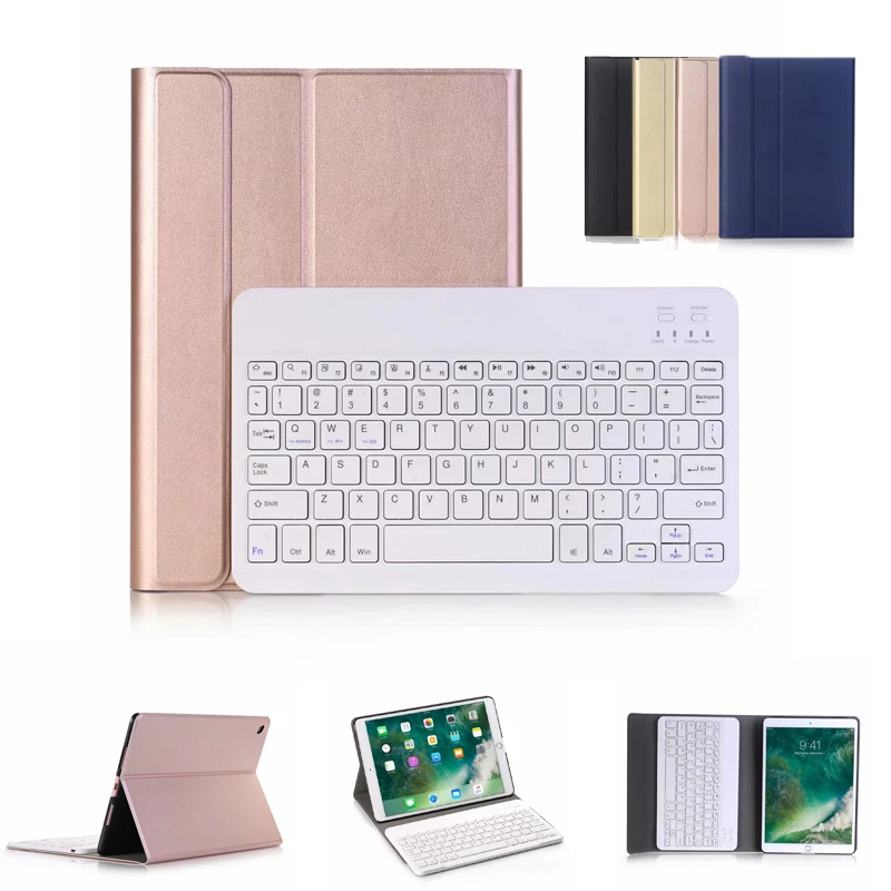 Wireless Bluetooth Keyboard Cover For iPad Pro 9.7 Case A1674 A1673 Removable Pencil Holder Stand Case For iPad Pro 9.7 Case
Wireless Bluetooth Keyboard Cover For iPad Pro 9.7 Case A1674 A1673 Removable Pencil Holder Stand Case For iPad Pro 9.7 Case