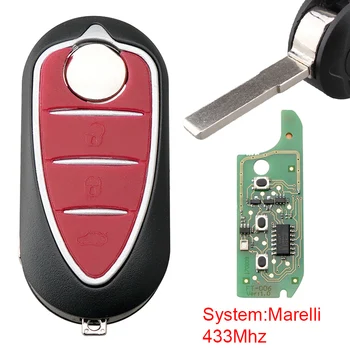 Remote Car Key Replacement 433Mhz 3 Buttons Marelli System Remote Car Key with PCF7946 Chip PN 71765806 Fit for Alfa Romeo
Remote Car Key Replacement 433Mhz 3 Buttons Marelli System Remote Car Key with PCF7946 Chip PN 71765806 Fit for Alfa Romeo