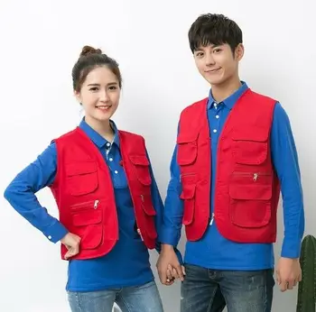 Women Men Volunteer Work Vest Jacket Tops Fashion Supermarket Overalls Clothes
Women Men Volunteer Work Vest Jacket Tops Fashion Supermarket Overalls Clothes