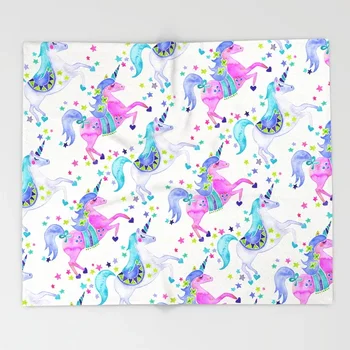 Unicorn Pattern Blanket Cute Design Pastel Unicorns Fleece Blankets and Throw Blanket for Beds Christmas Decorations for Home
Unicorn Pattern Blanket Cute Design Pastel Unicorns Fleece Blankets and Throw Blanket for Beds Christmas Decorations for Home