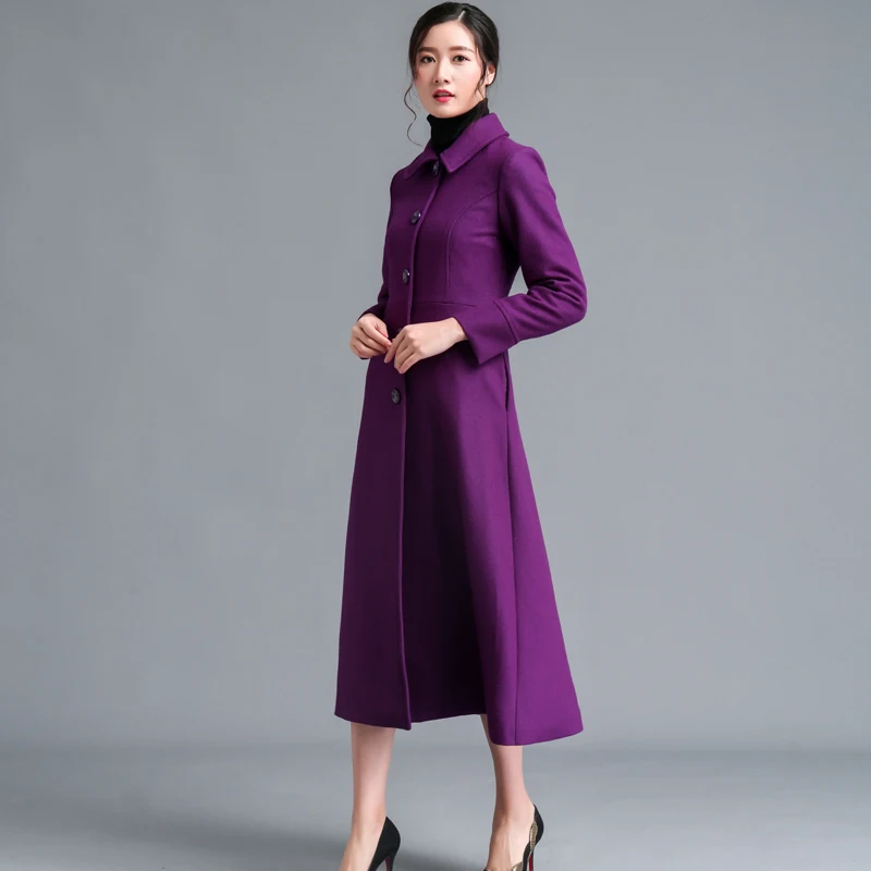 2019 winter new long paragraph large size warm self-cultivation temperament slim lapel woolen coat female wool coat
2019 winter new long paragraph large size warm self-cultivation temperament slim lapel woolen coat female wool coat