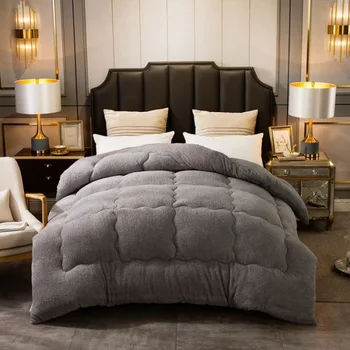 Lamb Cashmere Velvet Fabric Warm Winter Wool Quilt Thicken Pcs Size 1 Cashmere Double Duvet Blanket Comforter Queen King
Lamb Cashmere Velvet Fabric Warm Winter Wool Quilt Thicken Pcs Size 1 Cashmere Double Duvet Blanket Comforter Queen King