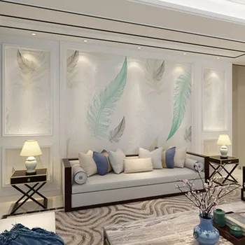 Nordic simple abstract wallpaper mural 5D watercolor beautiful feather living room bedroom TV background wallpaper
Nordic simple abstract wallpaper mural 5D watercolor beautiful feather living room bedroom TV background wallpaper