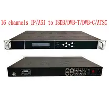 8/16-channel IP/ASI to ISDB modulator, multicast RTP/UDP to 16-frequency RF output, cable TV front-end equipment 8/16-channel IP/ASI to ISDB modulator, multicast RTP/UDP to 16-frequency RF output, cable TV front-end equipment