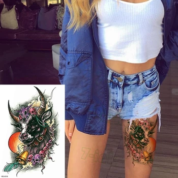 Waterproof Temporary Tattoo Sticker myth Bull head Bells skull moon Body Art Arm Flash Tattoos Fake Tatoo For women Men
Waterproof Temporary Tattoo Sticker myth Bull head Bells skull moon Body Art Arm Flash Tattoos Fake Tatoo For women Men