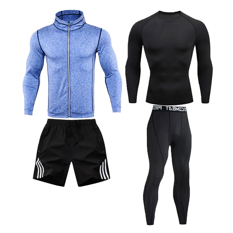 High Quality Compression Men's Sport Suits Quick Dry Running sets Clothes Sports Joggers Training Gym Fitness Tracksuits Running
High Quality Compression Men's Sport Suits Quick Dry Running sets Clothes Sports Joggers Training Gym Fitness Tracksuits Running