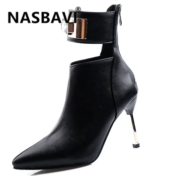 NASBAVI 2019 new Women Zipper Boots Snake Print Ankle Boots Women Pointed Toe High Heel Shoes Autumn Winter Boots high heels
NASBAVI 2019 new Women Zipper Boots Snake Print Ankle Boots Women Pointed Toe High Heel Shoes Autumn Winter Boots high heels
