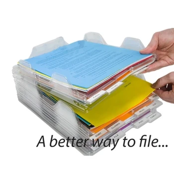 Innovative Desktop File Storage Folder Stack File Multi-purpose Storage Rack Office File Organizers ABS Plastic Folding Template
Innovative Desktop File Storage Folder Stack File Multi-purpose Storage Rack Office File Organizers ABS Plastic Folding Template