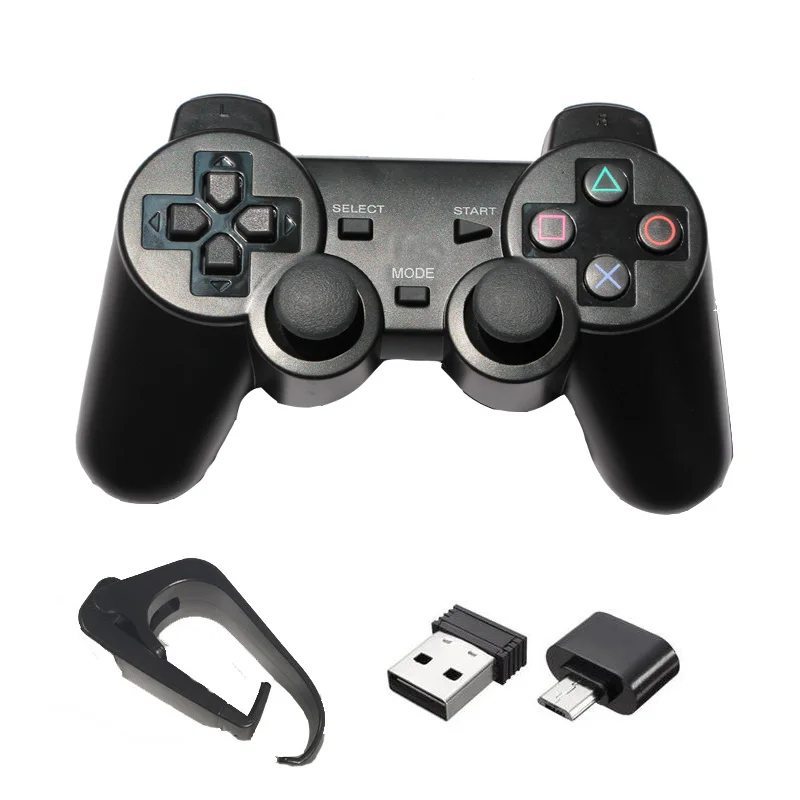 2.4G Wireless Gamepad For PS3 / PC / Android / TV Box Game Controller Joystick For Phone Controller With Micro USB Or Type C
2.4G Wireless Gamepad For PS3 / PC / Android / TV Box Game Controller Joystick For Phone Controller With Micro USB Or Type C