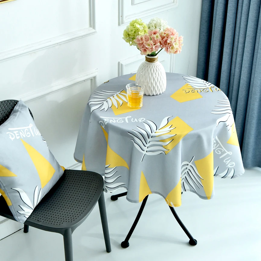 Nordic Geometric Polyester Waterproof Round Tablecloth Kitchen Tablecloths Dining Table Cloth Home Table Cover For Parties
Nordic Geometric Polyester Waterproof Round Tablecloth Kitchen Tablecloths Dining Table Cloth Home Table Cover For Parties
