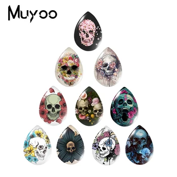 2020 New Skull Flowers Tear Drop Glass Cabochon Floral Skull Art Handmade Photo Jewelry DIY Accessories
2020 New Skull Flowers Tear Drop Glass Cabochon Floral Skull Art Handmade Photo Jewelry DIY Accessories