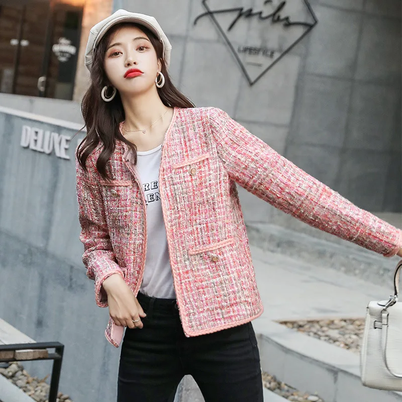 Short Loose Coat Woman Bump Rough Tweed Lattice Small Real Short Jacket Woman 2020 Autumn Temperament Loose Coat
Short Loose Coat Woman Bump Rough Tweed Lattice Small Real Short Jacket Woman 2020 Autumn Temperament Loose Coat