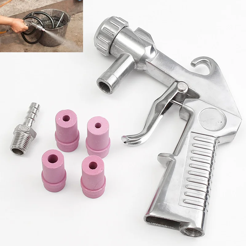 Sandblaster Air Siphon Ceramic Nozzles Abrasive Sand Blasting Power Tools Sprayer 
Sandblaster Air Siphon Ceramic Nozzles Abrasive Sand Blasting Power Tools Sprayer