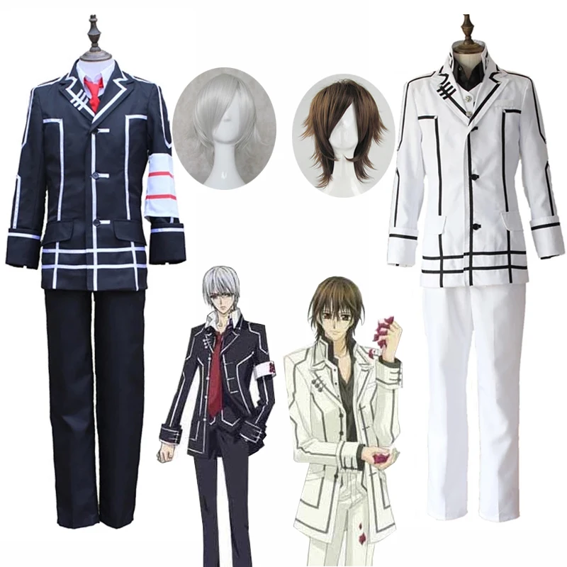Anime Vampire Knight Clan Kaname Kiryu Zero Cosplay Costumes Jacket Vest Pants School Uniform Full Set For Men Boys Clothes Wigs
Anime Vampire Knight Clan Kaname Kiryu Zero Cosplay Costumes Jacket Vest Pants School Uniform Full Set For Men Boys Clothes Wigs