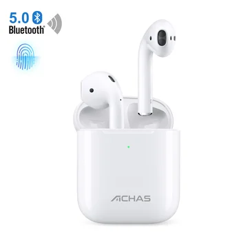ACHAS Wireless Bluetooth Headphones V5.0 Touch Control Earphones Stereo HD talking with Charging Box
ACHAS Wireless Bluetooth Headphones V5.0 Touch Control Earphones Stereo HD talking with Charging Box