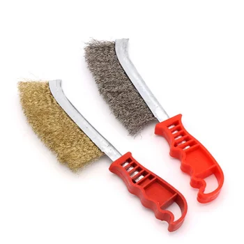 New Barbecue Cleaning Brush With Plastic Handle Barbecue Cleaning Steel Wire Brush Barbecue Net Cleaning Accessories
New Barbecue Cleaning Brush With Plastic Handle Barbecue Cleaning Steel Wire Brush Barbecue Net Cleaning Accessories