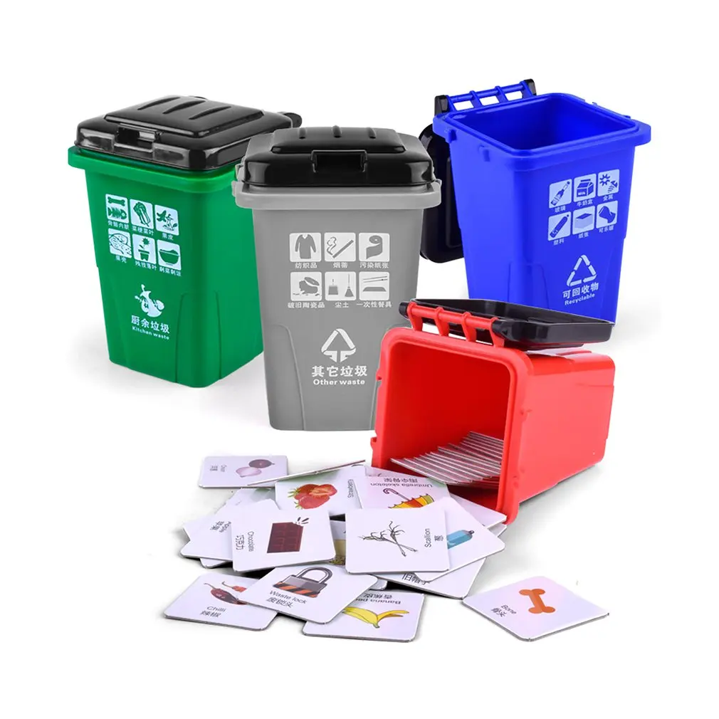 Montessori Cognitive Memory Hand-eye Coordination Large Garbage Classification Toy Child Education Card Game Props Trash Can Toy
Montessori Cognitive Memory Hand-eye Coordination Large Garbage Classification Toy Child Education Card Game Props Trash Can Toy