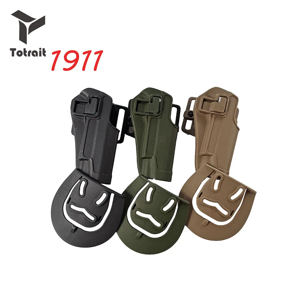 Hunting gun Holster Colt 1911 Automatically locked Gun Carry belt Accessories Military Hunting Protection Holsters
Hunting gun Holster Colt 1911 Automatically locked Gun Carry belt Accessories Military Hunting Protection Holsters