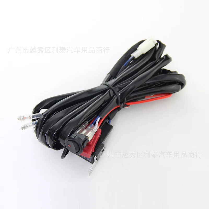 12 V/40A High-Power One plus Two Waterproof Work Light Switch Line Group LED Strip Lights Wiring Harness
12 V/40A High-Power One plus Two Waterproof Work Light Switch Line Group LED Strip Lights Wiring Harness