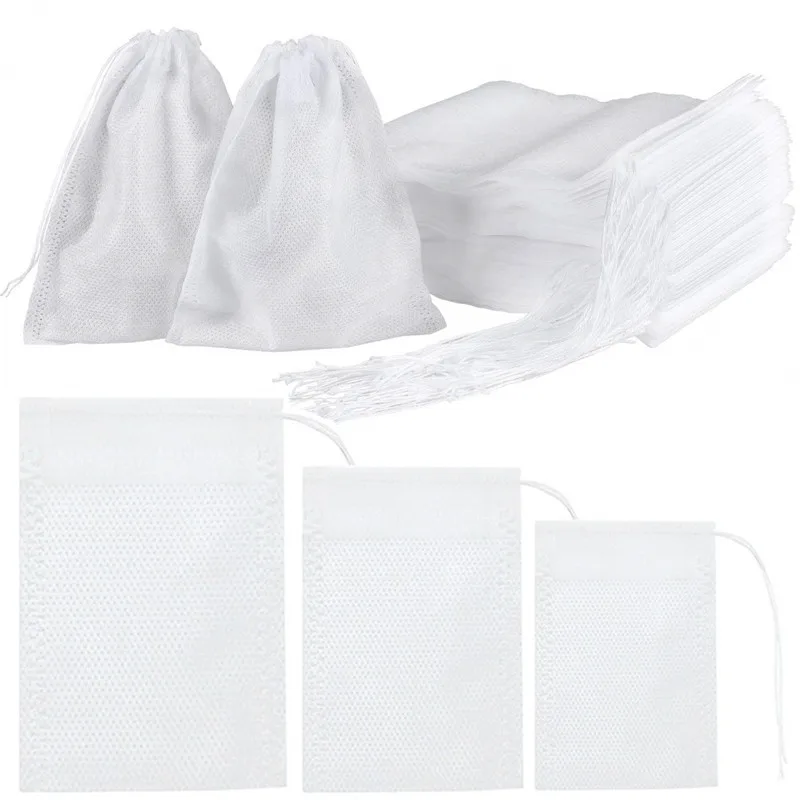 100 Pieces Disposable Tea Bag Drawstring Tea Filter Bags Empty Filter Cotton Bag for Loose Tea
100 Pieces Disposable Tea Bag Drawstring Tea Filter Bags Empty Filter Cotton Bag for Loose Tea