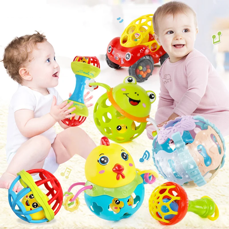 Baby Rattles Toy Cars Soft Plastic Baby Teether Hand Grasping Ball Toys Rattle Early Educational Hand Bell Baby Toys 0-12 Months
Baby Rattles Toy Cars Soft Plastic Baby Teether Hand Grasping Ball Toys Rattle Early Educational Hand Bell Baby Toys 0-12 Months