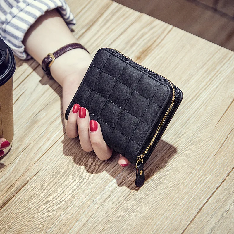 2020 Korean-Style Mini Rhombus Wallet Women's Short Zipper Short Cute Coin Purse Student Embroidered Leather Wallet
2020 Korean-Style Mini Rhombus Wallet Women's Short Zipper Short Cute Coin Purse Student Embroidered Leather Wallet