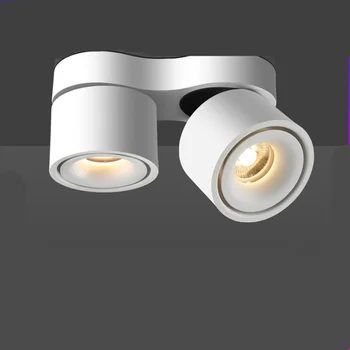 Dimmable Folding Rotating 360° LED Downlights 14W20W30W COB LED Ceiling Spot Lights AC85~265V LED Wall Lamps Indoor Lighting
Dimmable Folding Rotating 360° LED Downlights 14W20W30W COB LED Ceiling Spot Lights AC85~265V LED Wall Lamps Indoor Lighting