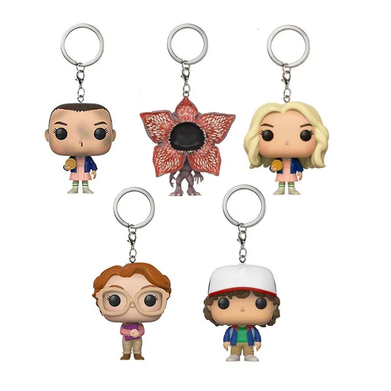 Stranger Things toys Keychain Action Figure toys Eleven with eggos Collectible Model Vinyl Dolls Keyring Children Gift
Stranger Things toys Keychain Action Figure toys Eleven with eggos Collectible Model Vinyl Dolls Keyring Children Gift