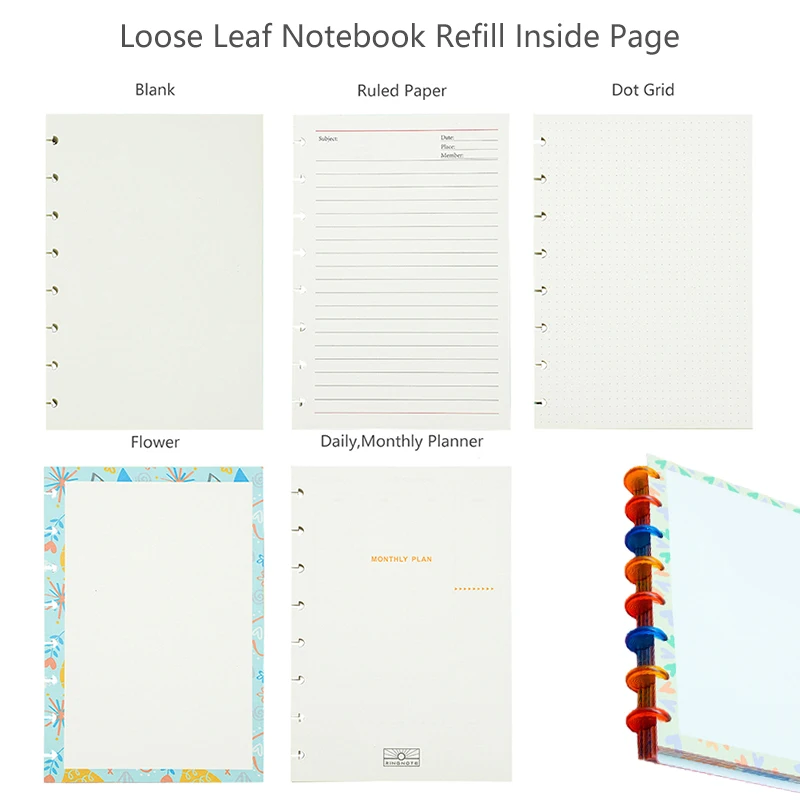 A5 Notepad Inner Paper Mushroom Hole Loose Leaf Notebook Refill Inside Page Binder Inner Page To Do List Line Grid Inside Paper
A5 Notepad Inner Paper Mushroom Hole Loose Leaf Notebook Refill Inside Page Binder Inner Page To Do List Line Grid Inside Paper