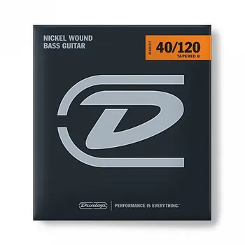 Dbn40120t tapered strings for 5 string bass guitar, Nickel Plated, 40-120, Dunlop
Dbn40120t tapered strings for 5 string bass guitar, Nickel Plated, 40-120, Dunlop