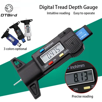 High-Precision Digital Tread Depth Gauge Auto Tire Pressure Wear Detection Car Safety Measurer Tools Electronic vernier caliper
High-Precision Digital Tread Depth Gauge Auto Tire Pressure Wear Detection Car Safety Measurer Tools Electronic vernier caliper